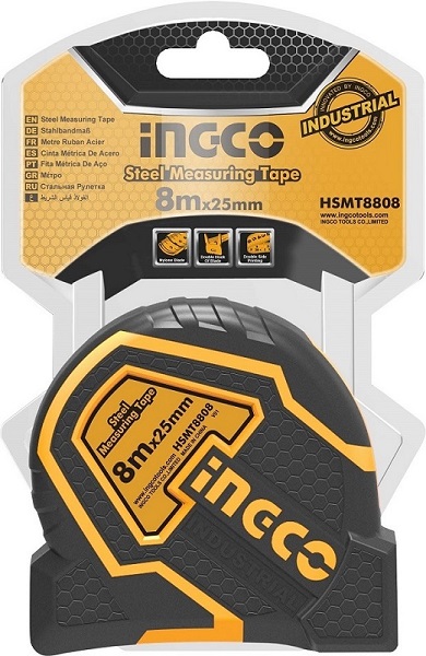 Cinta Metrica Ingco 8mx25mm Blister