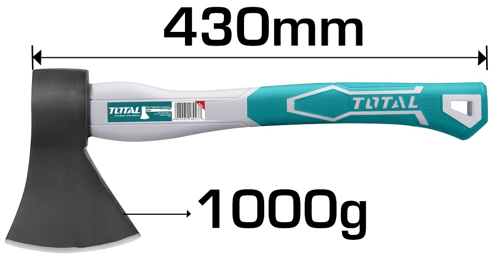 Hacha Total 1000 G X 430 Mm Ss