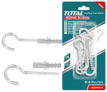 Kit Tornillo Gancho Total 5mm