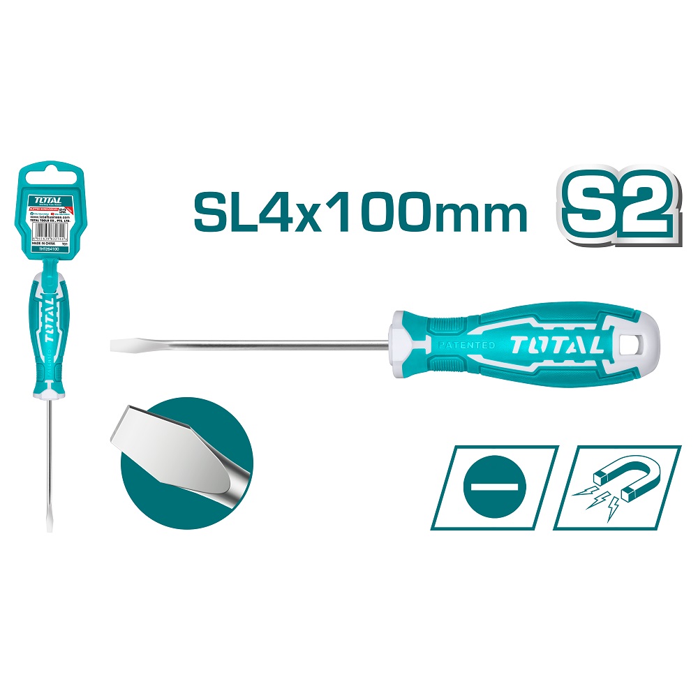 Destornillador Total Imant Sl4x100