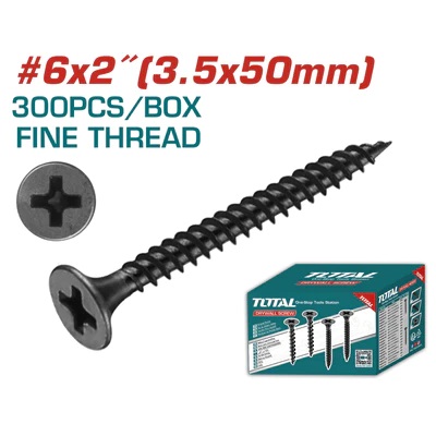 Tornillo Total St3.5x50 Rosca Fina X300pcs