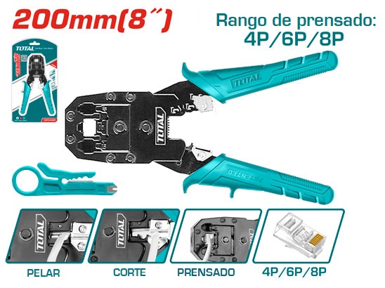 Pinza Total Crimpadora 200 Mm (8´´)