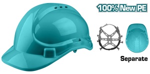 Casco Total De Seguridad Verde Agua Ss