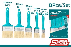 Kit Total Pinceles De 8 Pcs Plastico