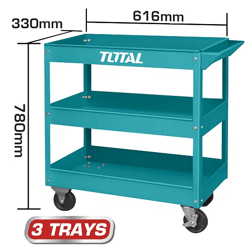 Carro Herramientas Total 3 Bandejas