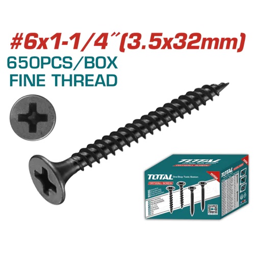 Tornillo Total St3.5x32mm Rosca Fina X650